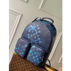 LOUIS VUITTON-M57841 루이비통 네이비 블루 모노그램 멀티포켓 백팩