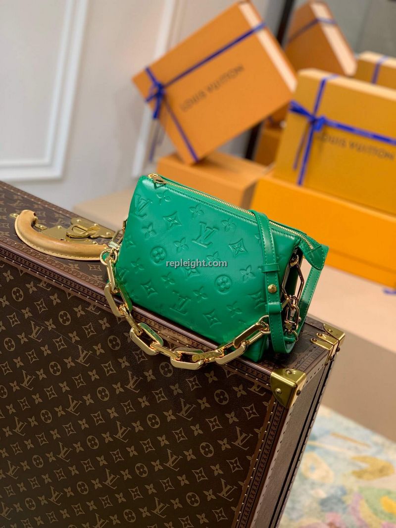 LOUIS VUITTON-M59389 루이비통 그린 모노그램 램스킨 쿠상 BB