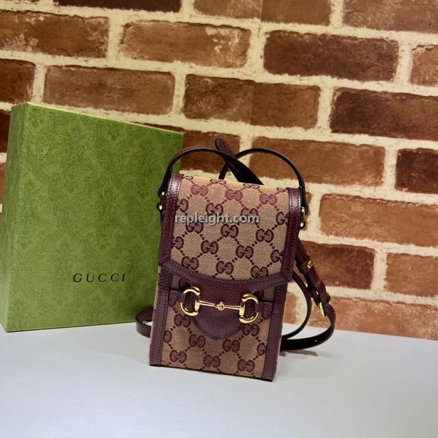 GUCCI-625615-9865 구찌 GG 홀스빗 1955 미니백