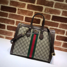 GUCCI-524537 8745 구찌 오피디아 GG 수프림 캔버스 미디엄 탑 핸들 백