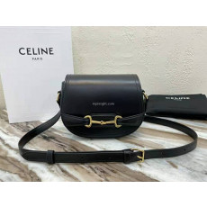 CELINE-191363 셀린느 블랙 카프스킨 스몰 크레시백