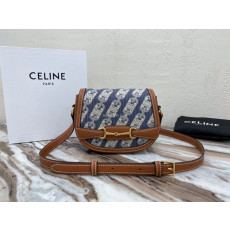 CELINE-191362 셀린느 네이비 스몰 CRECY 크레시 메일론 트리오페 숄더백