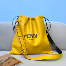 FENDI-7VA511 팬디 옐로우 팩 미디엄 파우치 백