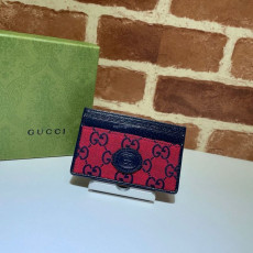 GUCCI-659601 구찌 레드 캔버스 GG 멀티컬러 카드지갑