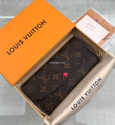 LOUIS VUITTON-M41943 루이비통 모노그램 에밀리 월릿 핫핑크