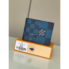 LOUIS VUITTON-N60433 루이비통 네이비 다미에 그라파이트 3D 멀티플 월릿