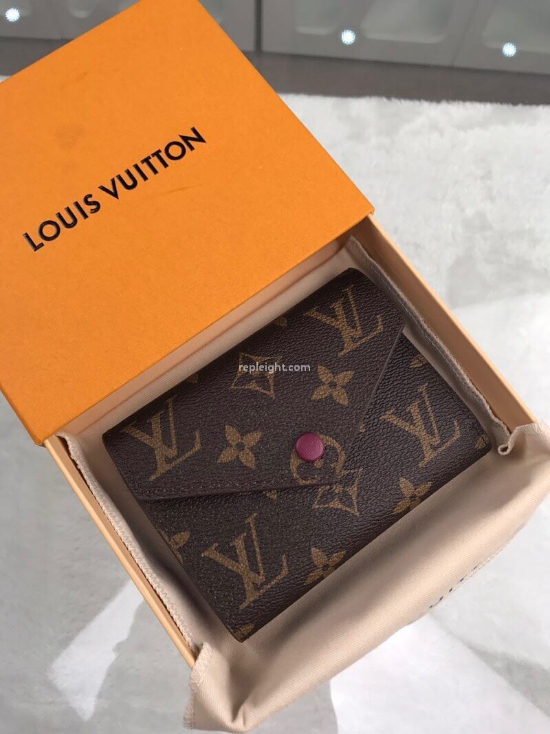 LOUIS VUITTON-M41938 루이비통 모노그램 빅토린 월릿 푸시아