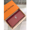 LOUIS VUITTON-M62949 루이비통 Rose Boudoir Lie de Vin 송아지 가죽 지피 락미 월릿