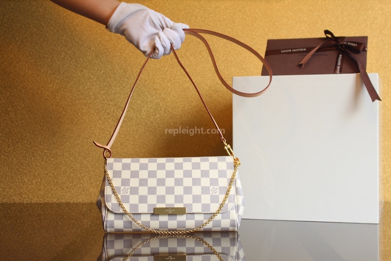 LOUIS VUITTON-N41275 루이비통 다미에 아주르 페이보릿 MM