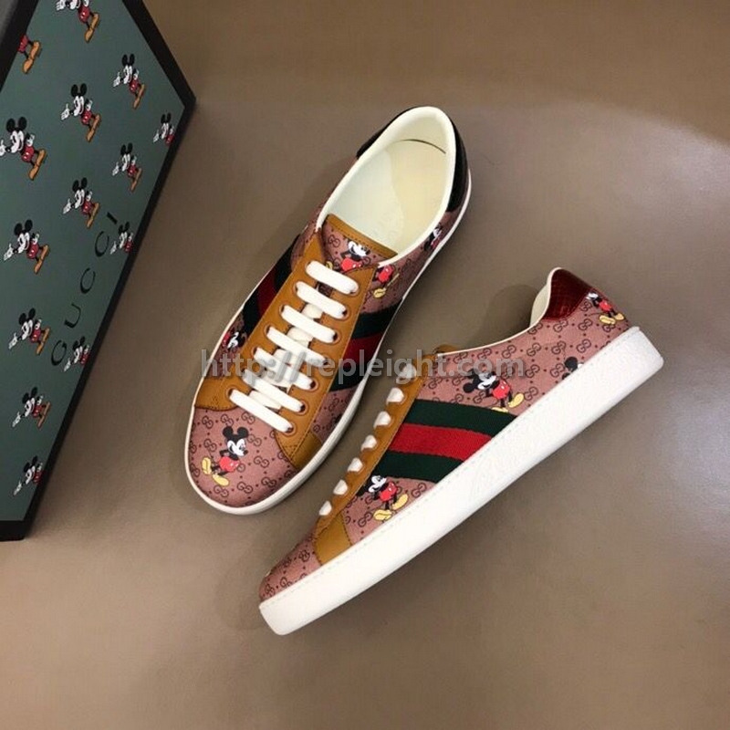 GUCCI 구찌 4020100036 Disney x Gucci Ace 시리즈 캐주얼 슈즈 남여공용4