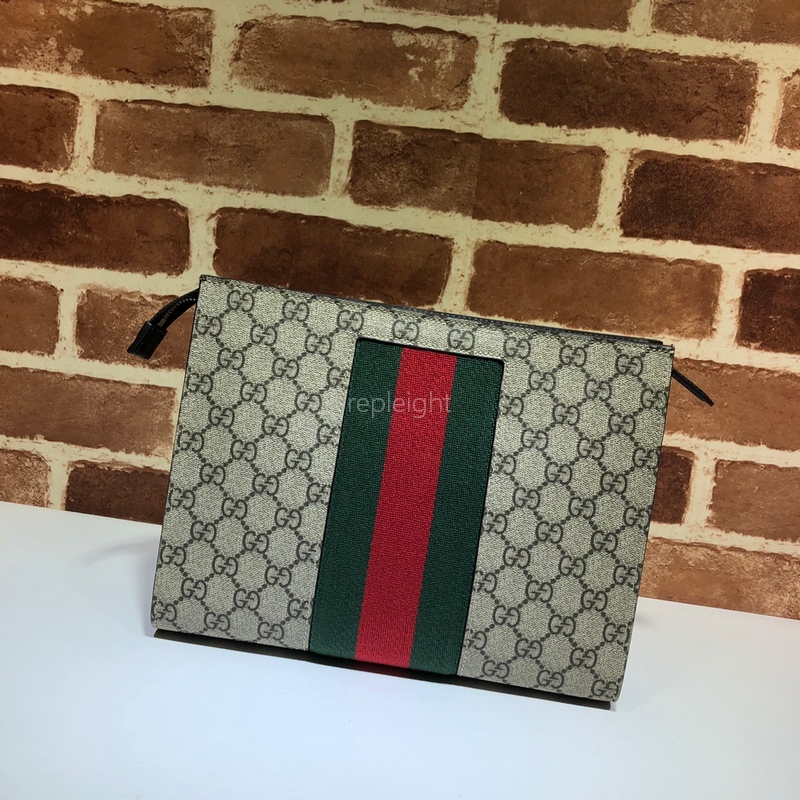 GUCCI- ‎‎475316 9791 GG 수프림 웹(Web) 파우치