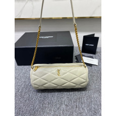 YSL-699703AAAJU1000 퀼트 램스킨  SADE 미니 튜브 백