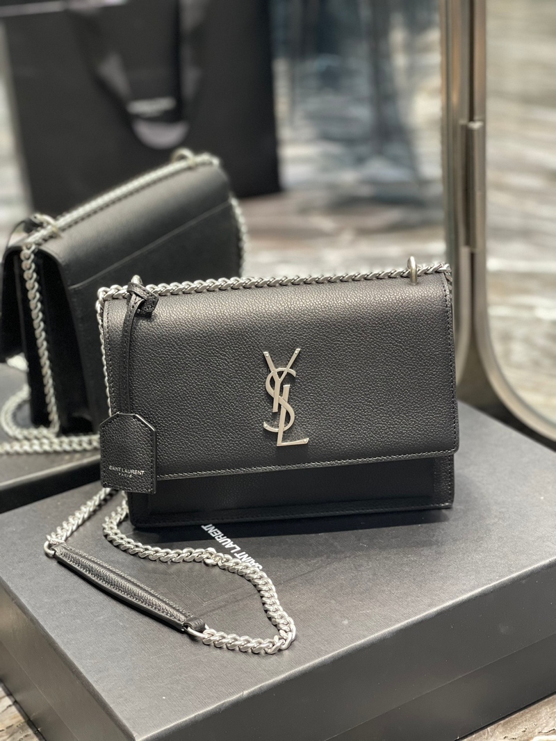 YSL-442906D420N1000 스무스 가죽  미디엄백