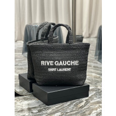 YSL- SAINT LAURENT 688864GAAA12086 라피아 크로쉐 RIVE GAUCHE 토트백