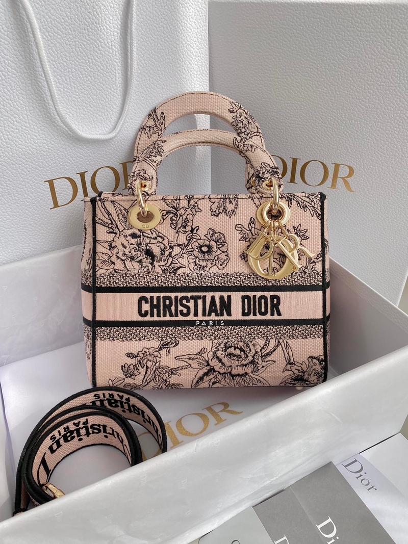 DIOR- M0565ORYZ_M973 미디엄 레이디 D-라이트 백