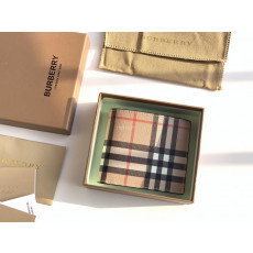 BURBERRY- 80656371 ID 카드 케이스 체크 반지갑