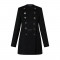 LOUIS VUITTON - 루이비통 1AC1ZC Horn Button Pleat Coat