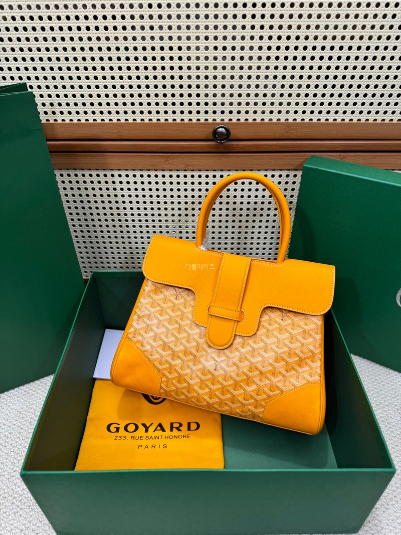 GOYARD-고야드 카바스 사이공 토트 백 (5)