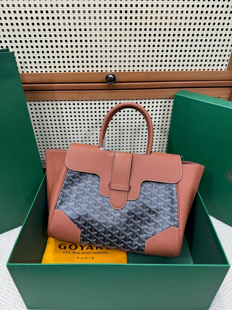 GOYARD-고야드 카바스 사이공 토트 백 (1)