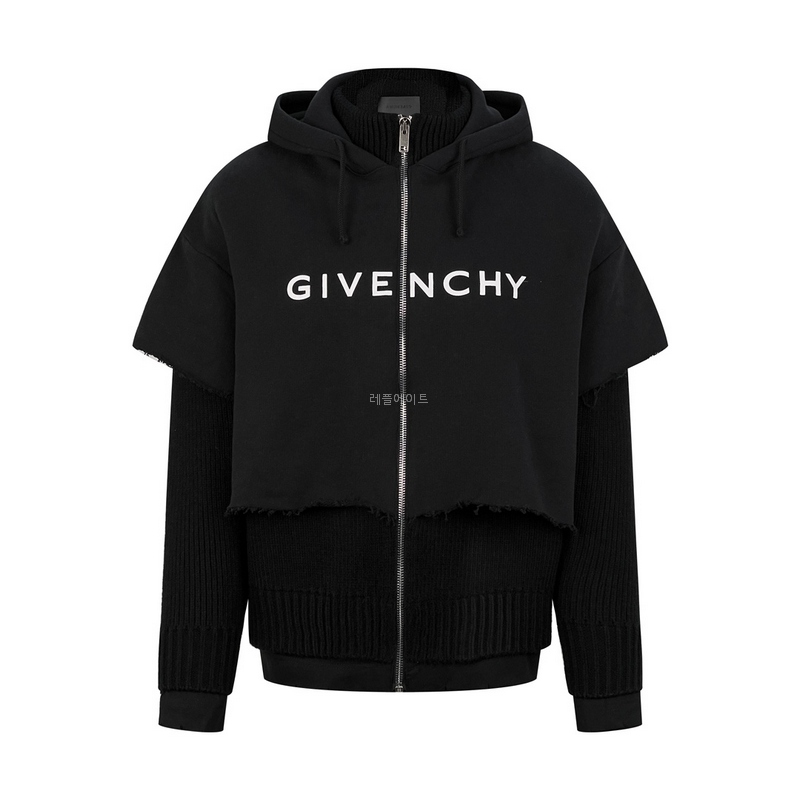 Givenchy -‎ 지방시 23253-D70 Sweat jacket in mixed materials