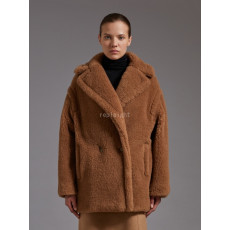 막스마라-MAX MARA Short Teddy Bear Icon Coat